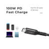 Charby Edge - Ultra Durable 100W PD USB-C to USB-C Cable (1M/2M/3M) 1