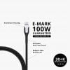 100W PD USB C - C Cable (2m) 1