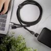 Charby Edge Pro - 100W Universal 6-in-1 Charging Cable for Lightning, Type-C, & Micro USB (2m) 2