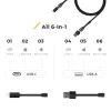 6-in-1 Universal Charging Cable for all USB ports & devices