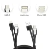 Universal 6-in-1 Charging Cable for lightning, USB-C, & Micro USB