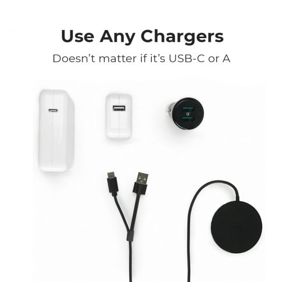 Charge From USB-C & A port