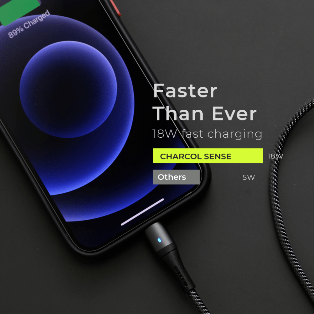 Charcol Sense Auto Disconnect Cable (1M/2M) Charby