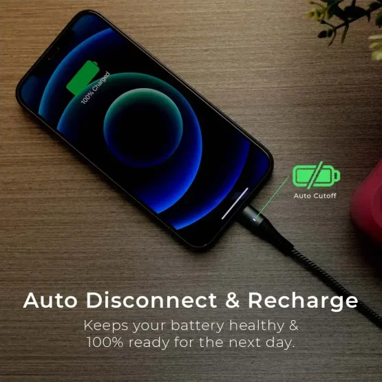 Prolong Battery Life with Auto Disconnect Cable