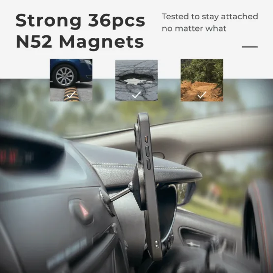 Orbit Car Mount 360° Magsafe Car Mount for iPhone Android Charby