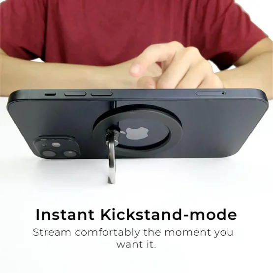 Access kickstand instantly with MagSafe Ring Holder