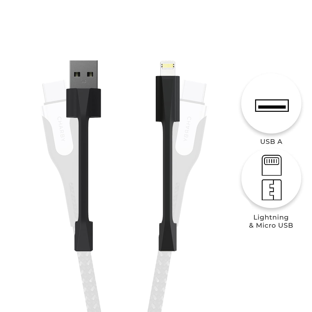 Clé USB Type-C, Lightning & Micro-USB personnalisable 'Hamar' - Objetify