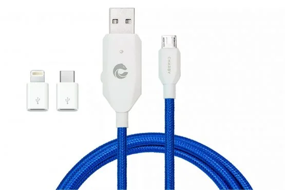 Auto Disconnect Cable & Lightning + USB-C adapters