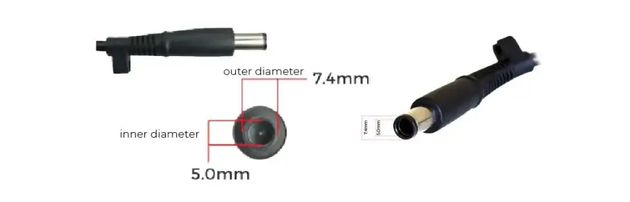 How to check laptop tip's size