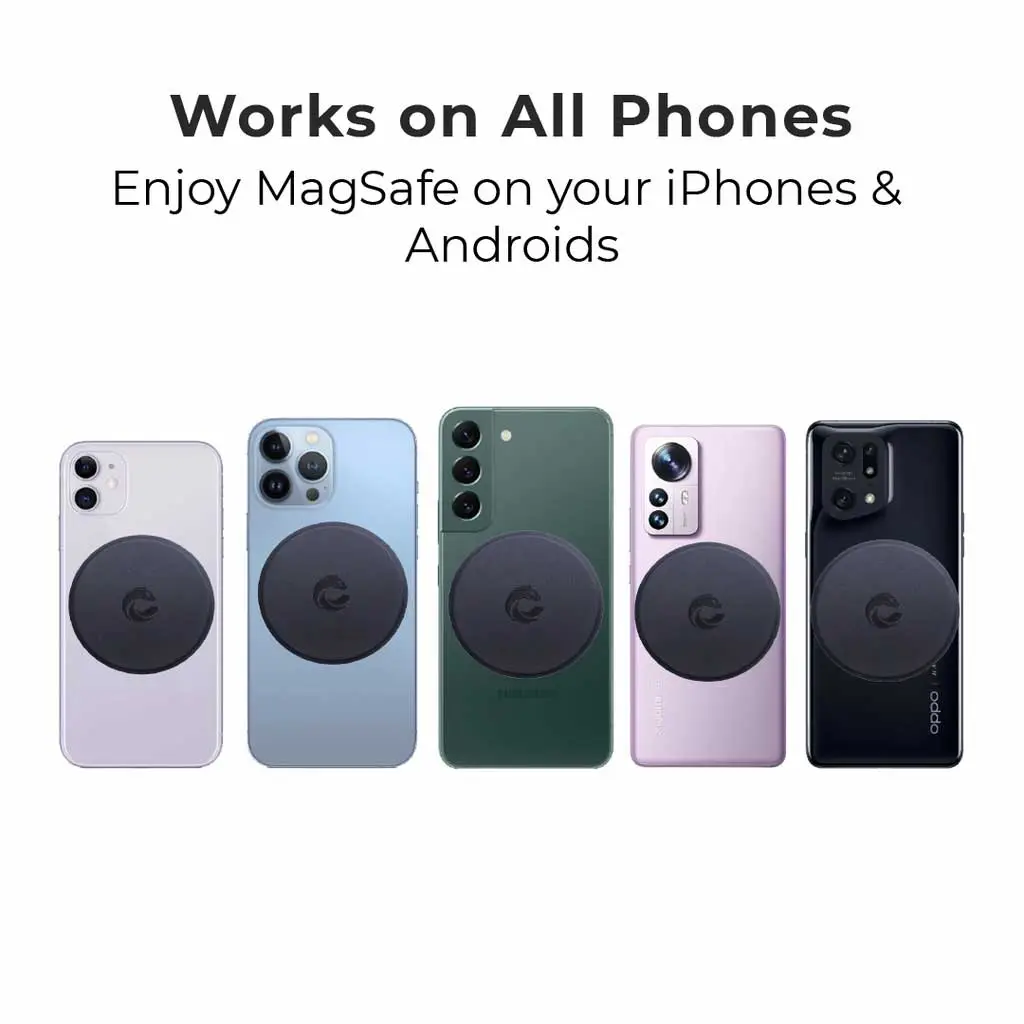 Orbit Pad MagSafe Sticker for all iPhones Android Charby