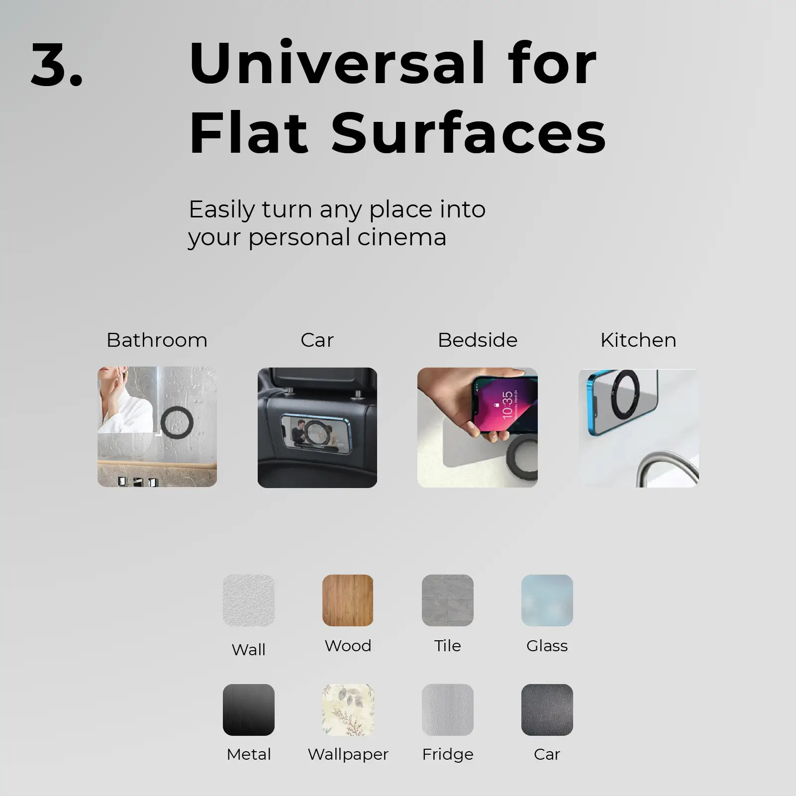 Orbit Wall Mount – MagSafe Magnetic Wall Mount for iPhone