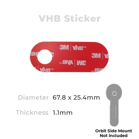 VHB Sticker for Orbit Side Mount