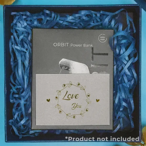 Gift box with love you card