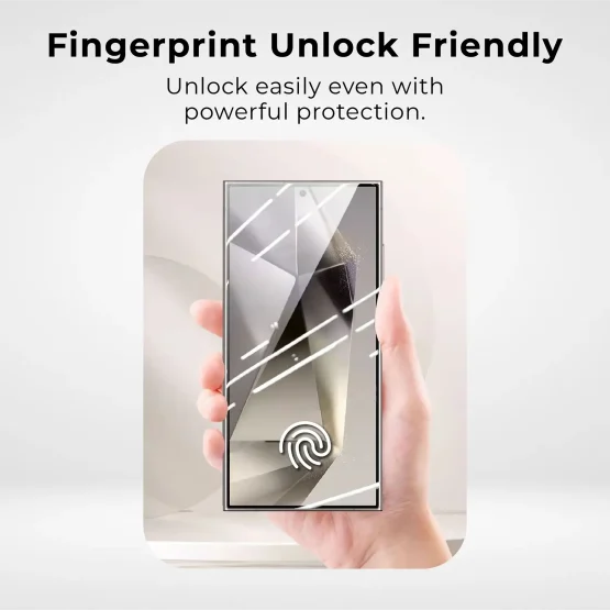 Easy fingerprint unlock screen protector