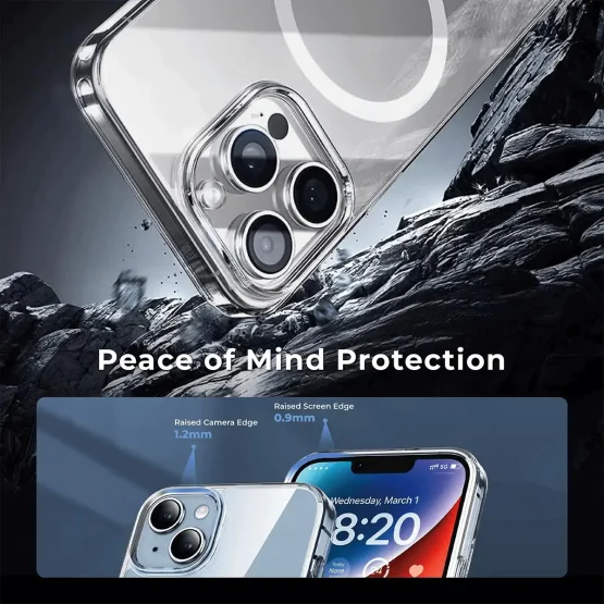 Protective Shockproof MagSafe Clear Case