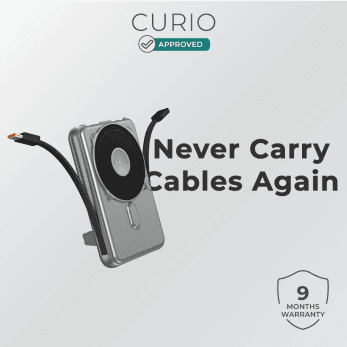 3-in-1 MagSafe Powerbank with Rechargeable Cable