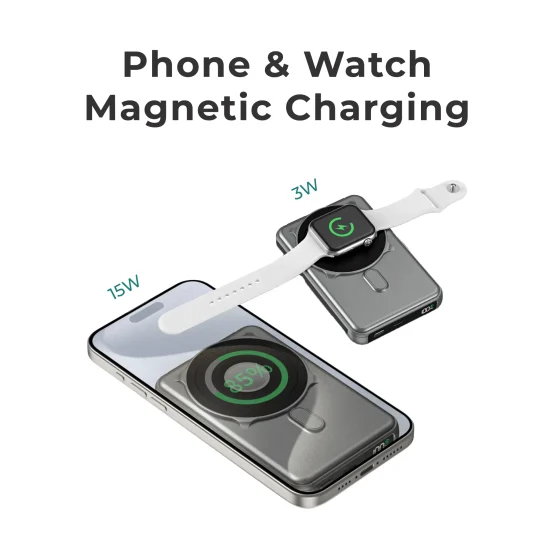 MagSafe powerbank for Apple Watch & iPhone