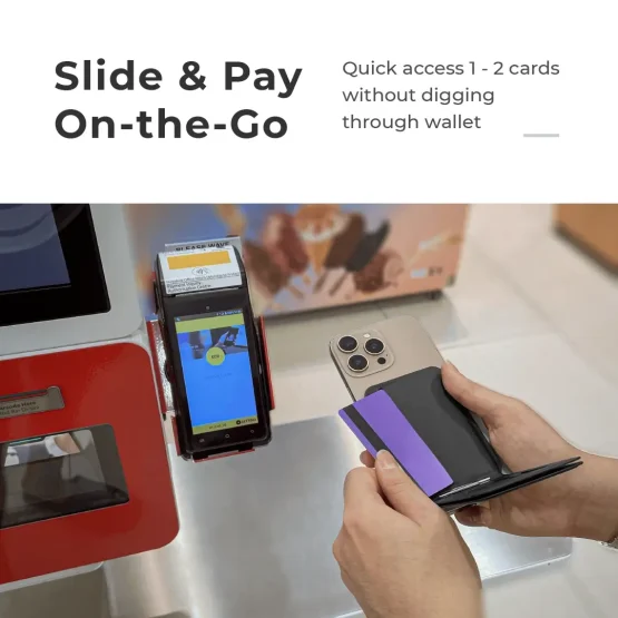 MagSafe Tripod Wallet for quick payment on the go