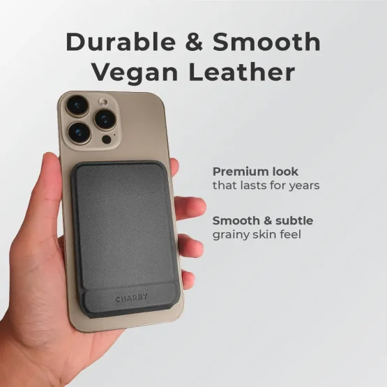 MagSafe Tripod Wallet with Durable Vegan Leather