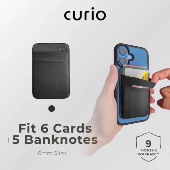 Slim Stretchy MagSafe Card Holder with 6 Cards Capacity