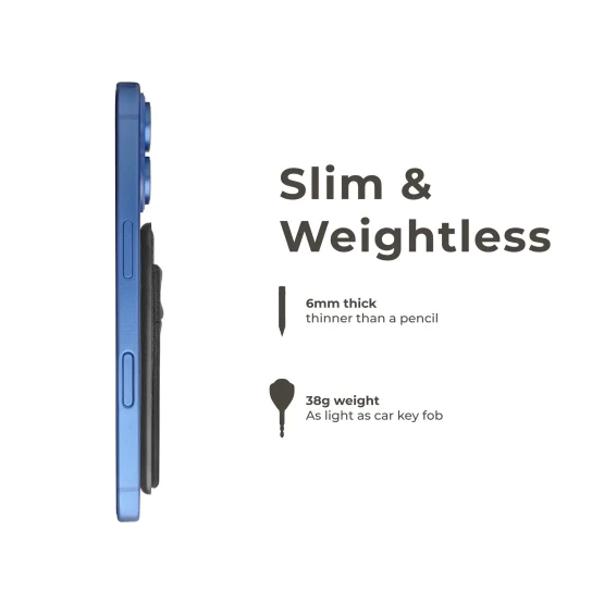 Slim & Zero Bulk Magnetic iPhone Wallet