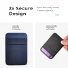 CURIO Stretch Wallet - Slim MagSafe 6-Card Holder with Cash Pocket 8 Strong Magnet Anti Slip MagSafe Wallet