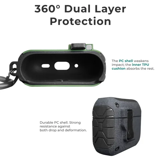 dual layer shockproof airpods case