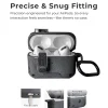 seamless fit airpods case for button LED charging