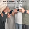 CURIO Matte Case for Apple Watch - Full 360° Cover with Waterproof Screen Protector 10 Matte Front Back Case for Apple Watch