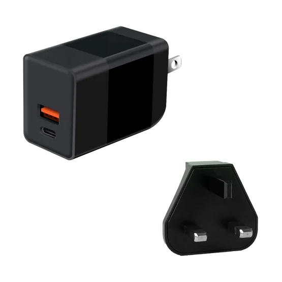 45W GaN Charger with UK Plug Converter