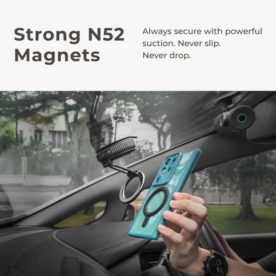 MagSafe sticker ring with strong n52 magnets