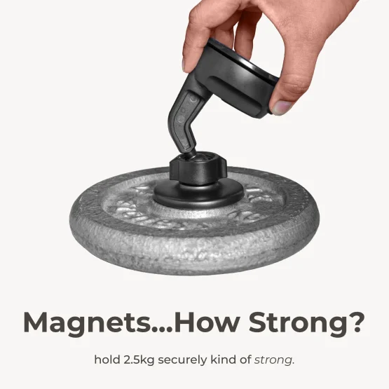 MagSafe Suction Car Mount with Strong N52 Magnets