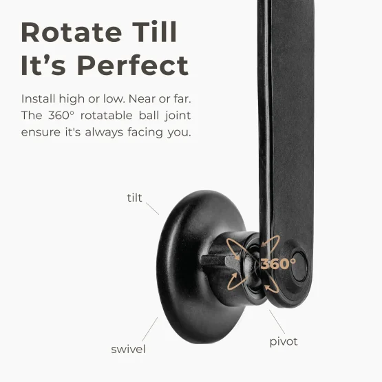 Car Phone Holder with 360° adjustable ball joint