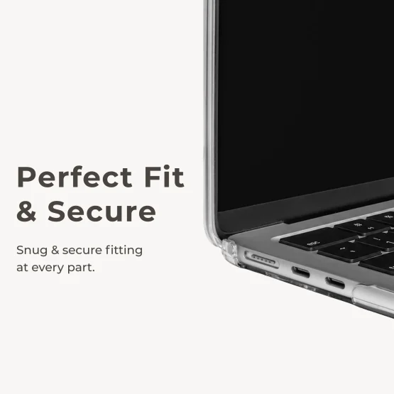 Clear MacBook Case with Precise & Snug Fitting