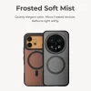 CURIO Matte Case for Honor 600/600 Pro/Magic 8 Pro - MagSafe, Slim, & Shockproof 4 Frosted PC Matte Case