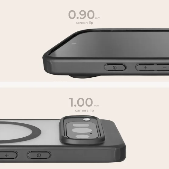 MagSafe Matte Case with raised screen & camera lip protector